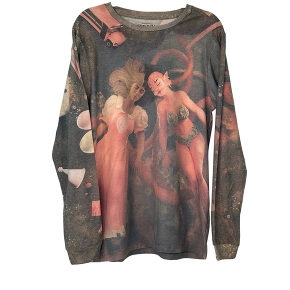 Melanie Martinez Tops - Melanie Martinez NEW Trilogy All Over Long Sleeve Tour Tee - LARGE